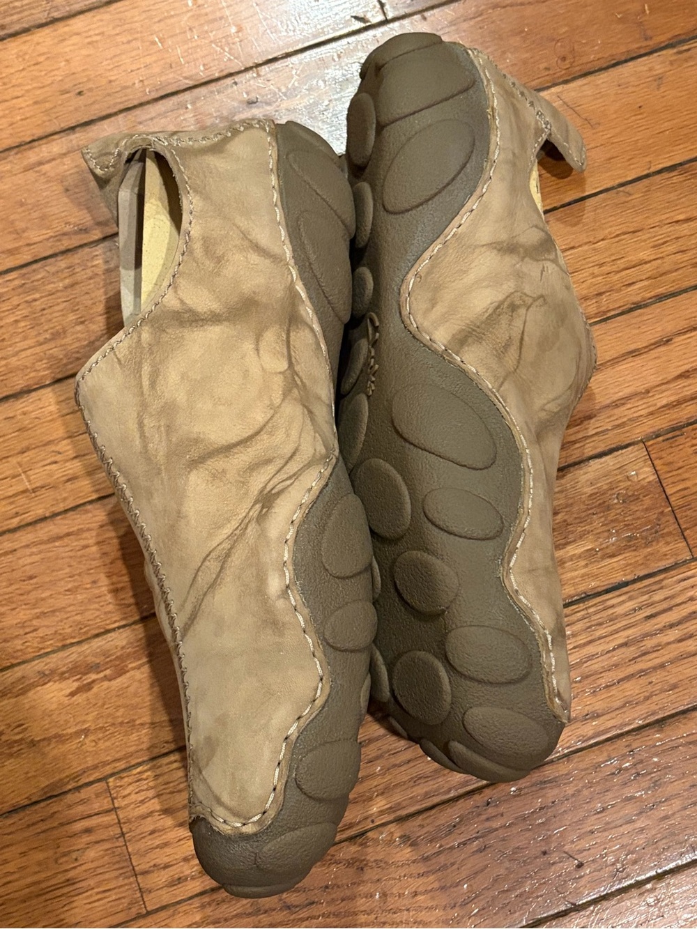 Clarks Momo Spirit Brown Leather Loafers Slip On Shoes Men’s Size 12 Moccasin - Picture 9 of 14